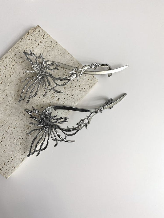 Butterfly Twisting Hairpin Women's 2022 New Fashion Clip Headwear Clamping Clip Small crowd design High level curling hair accessories