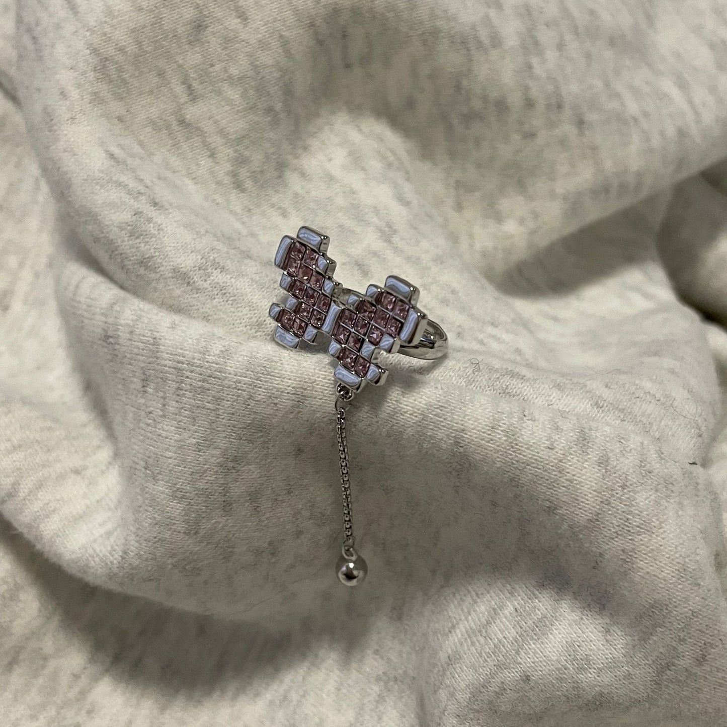 Mysterious Butterfly Original Mosaic Butterfly Ring Colorful Zircon Ring Minor Ring Accessories